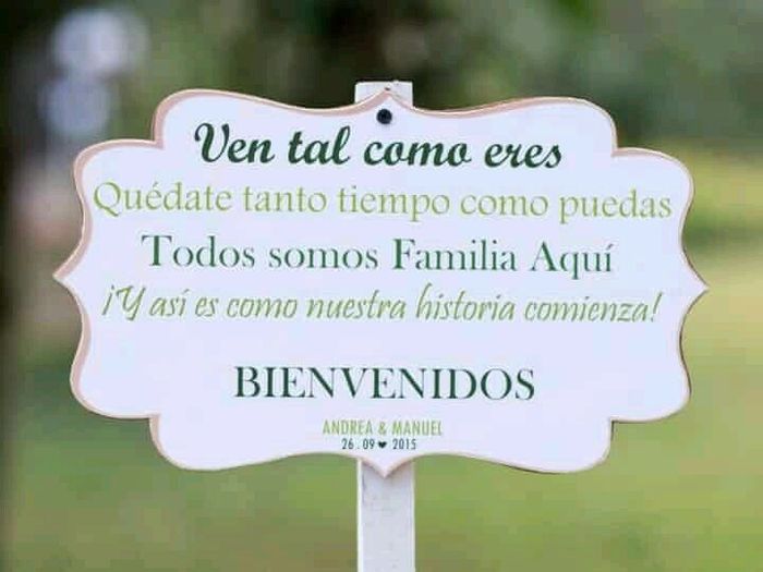 Textos perfectos para los carteles de bienvenida - 2