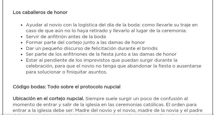 Si las novia llevan damas de honor a el novio? - 1