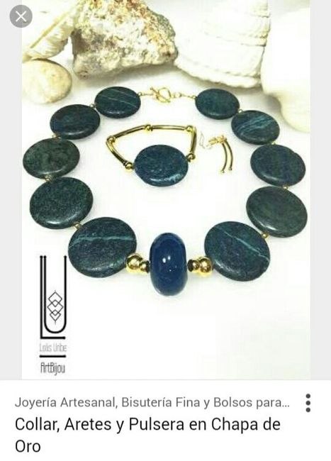 Hermosos coordinados de joyeria artesanal - 4