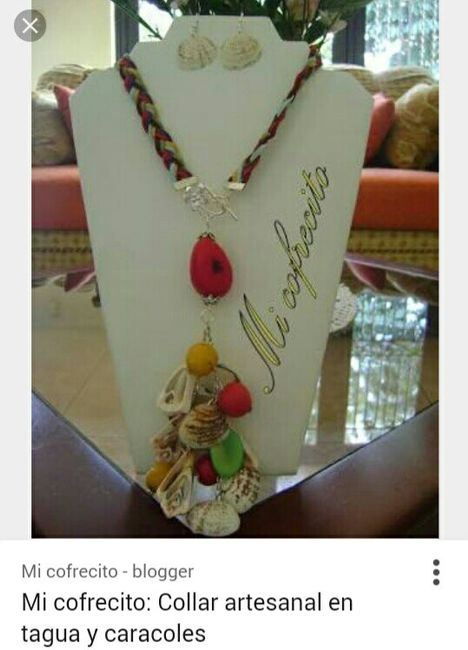 Hermosos coordinados de joyeria artesanal - 6