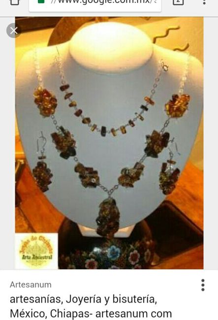 Hermosos coordinados de joyeria artesanal - 7