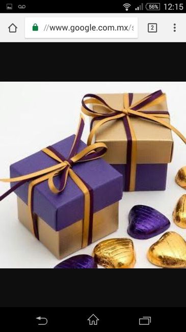 Ideas con color lila y dorado. - 6
