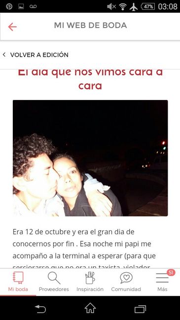 ¿Cuál fué su primer selfie juntos? - 1