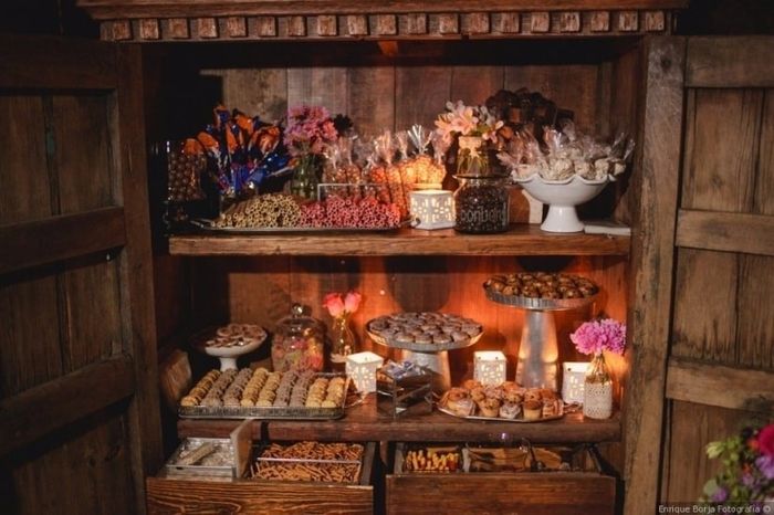 idea de mesa de dulces