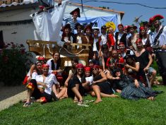 boda con todos disfrazados