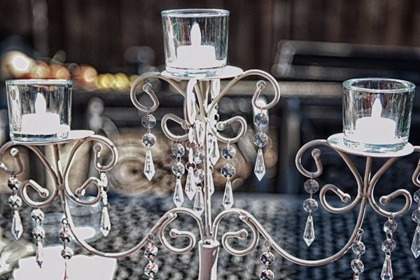 decoración con velas
