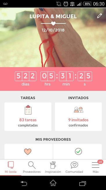 Que marca tu contador?? 👰🏻 cuantos días te faltan? 💍 - 1
