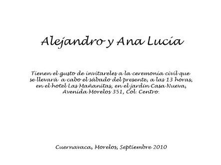 ¿qué información debe ir en invitaciones y pases y cómo acomodarlo? - 2