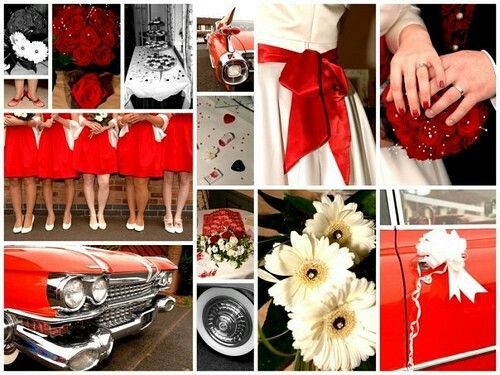 Combinaciones de colores en blanco y rojo - 5