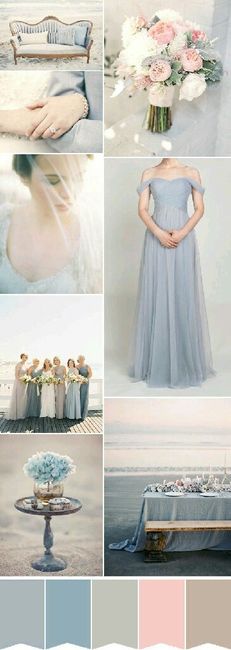 Combinaciones de colores en gris y azul - 5