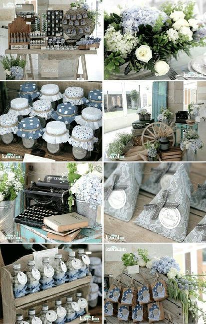 Combinaciones de colores en gris y azul - 6