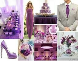 Combinación de colores en violeta y plateado - 3