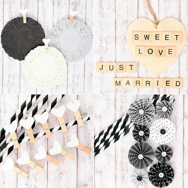 Combinación de colores negro y blanco - 3