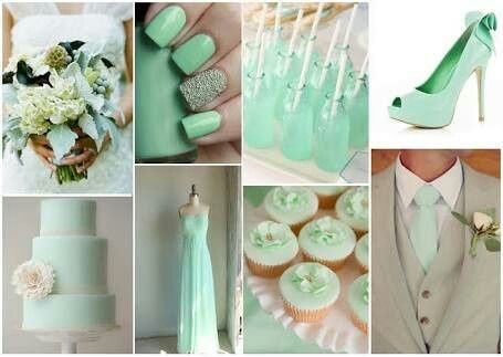 Combinaciones de color crema y menta - 9