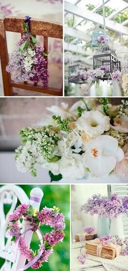Combinación de colores en lila y blanco. - 8