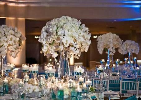 Combinacion en colores turqueza y doraro - 5