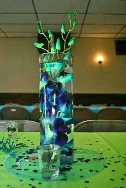 Combinaciones de colores en azul y verde - 19
