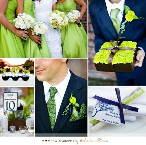 Combinaciones de colores en azul y verde - 20
