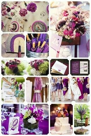 Combinaciones de colores en morado y rosa - 22