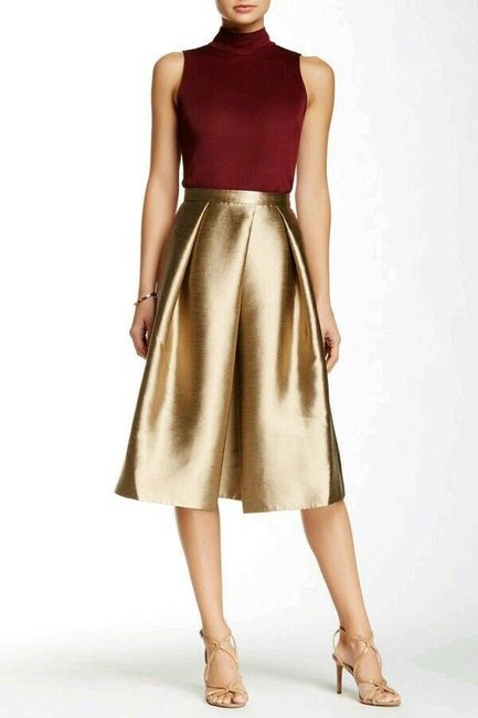 Combinaciones de colores en rojo y dorado. - 7