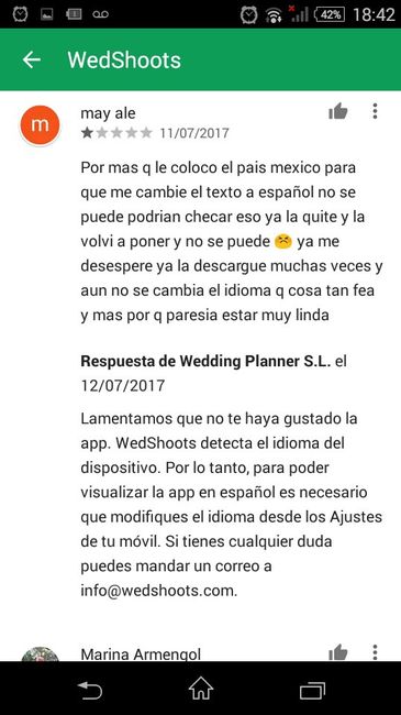 Problemas con wedshoots - 1