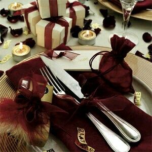 Combinación de vino y azul marino - 26