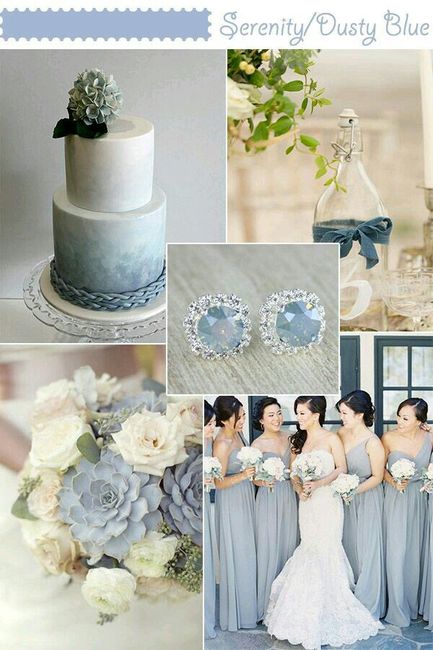 Combinaciones de colores en azul y gris - 2