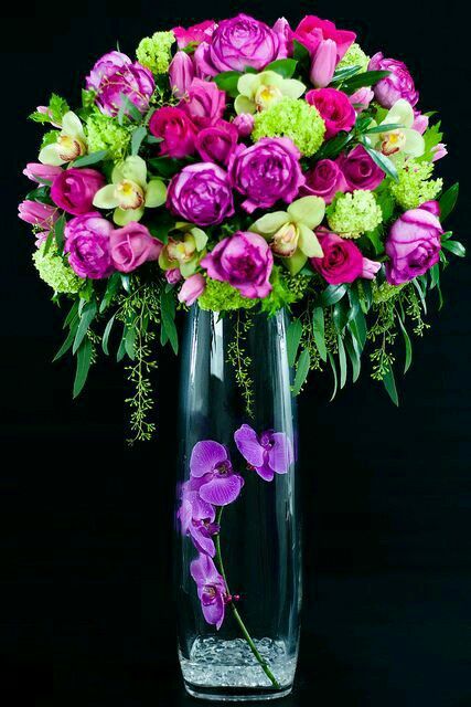 Combinacion de colores en lila, morado rosa y verde - 3