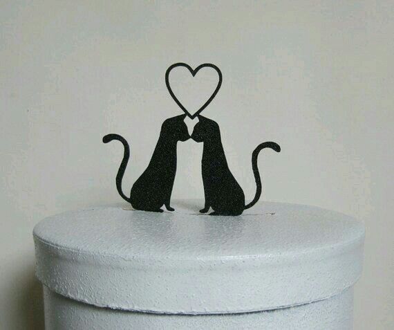 Cake toppers de siluetas - 4