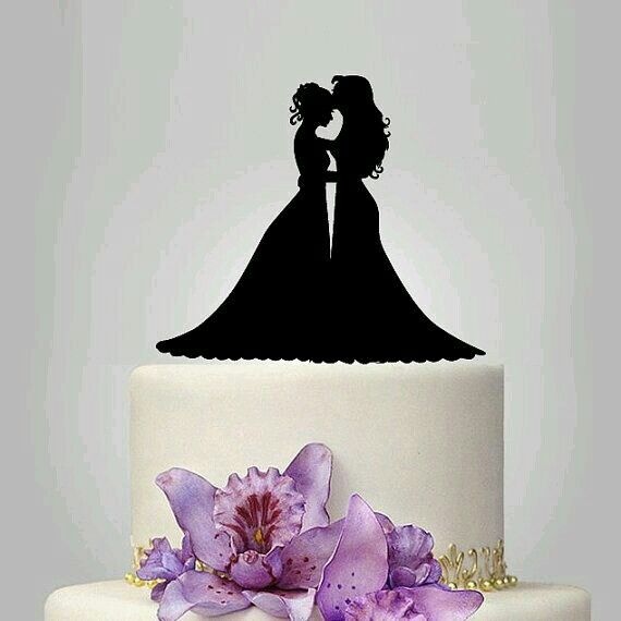 Cake toppers de siluetas - 6