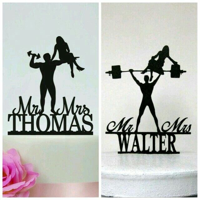 Cake toppers de siluetas - 9