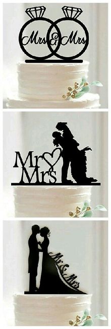 Cake toppers de siluetas - 16