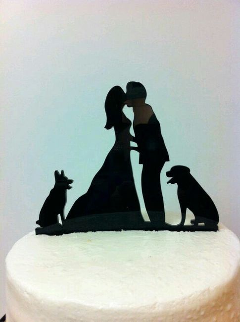 Cake toppers de siluetas - 19