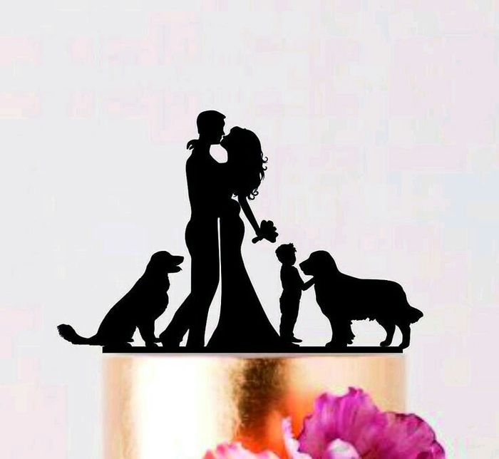 Cake toppers de siluetas - 25