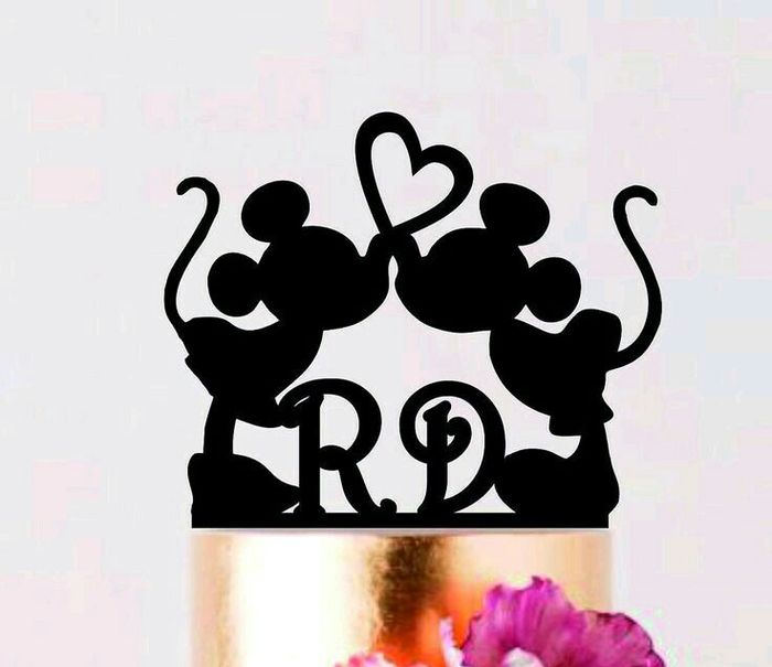 Cake toppers de siluetas - 33
