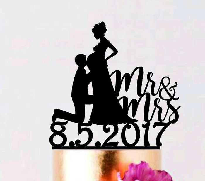 Cake toppers de siluetas - 37