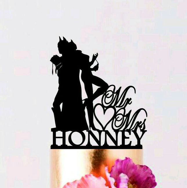 Cake toppers de siluetas - 38