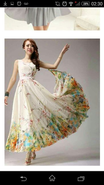 Vestido de colores para el civil - 1