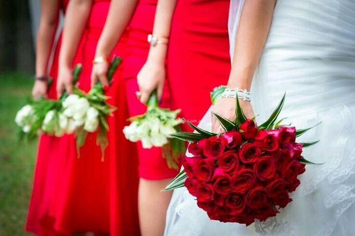 Ayuda, ideas de boda mis colores son rojo, dorado y blanco  - 17