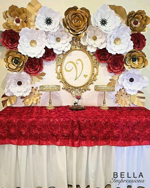 Ayuda, ideas de boda mis colores son rojo, dorado y blanco  - 31