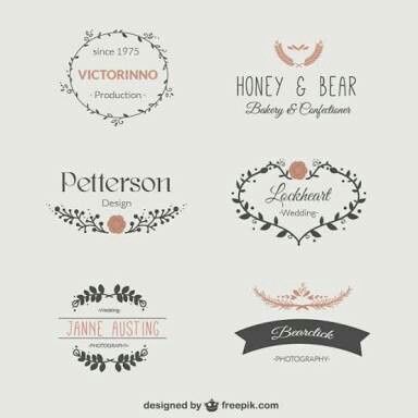 Logos de boda sencillos - 3