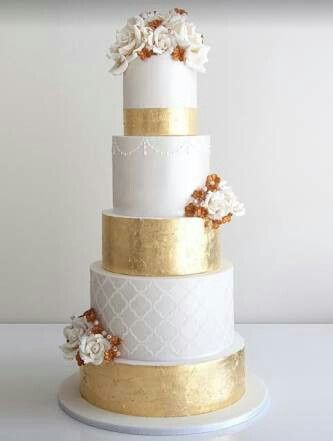 Combinaciones de colores en dorado y blanco - 16