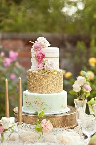 Combinaciones de colores en dorado y blanco - 21