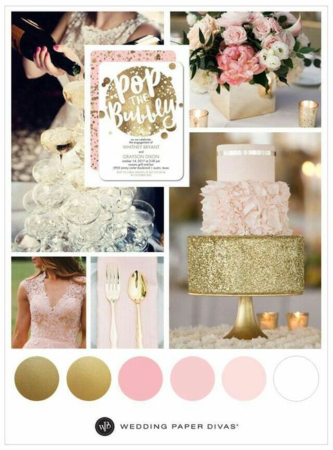 Combinación de colores dorado y aperlado - 11