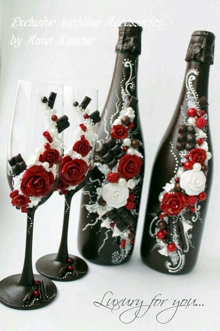 Botellas decoradas - 47