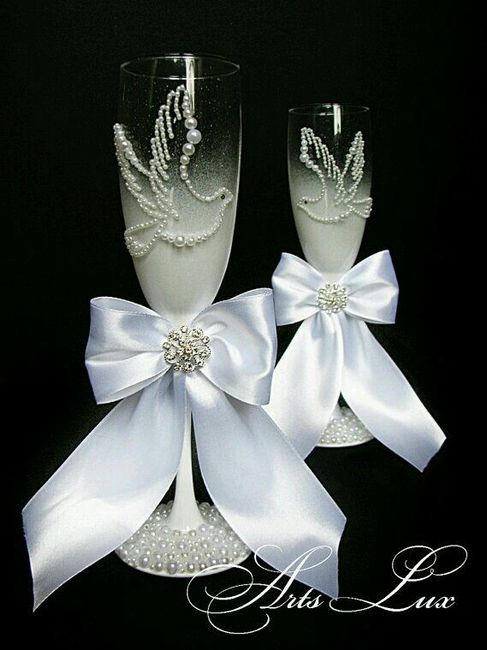 Decoración de copas en blanco - 4