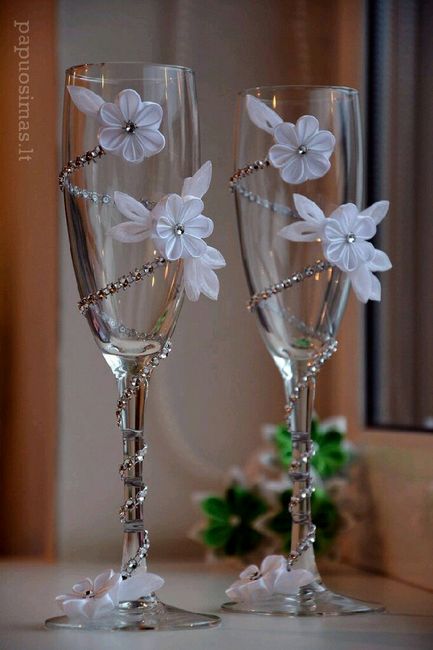 Decoración de copas en blanco - 5
