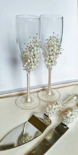 Decoración de copas en blanco - 12