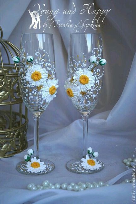 Decoración de copas en blanco - 25