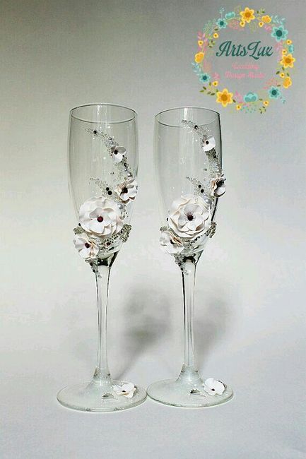 Decoración de copas en blanco - 34